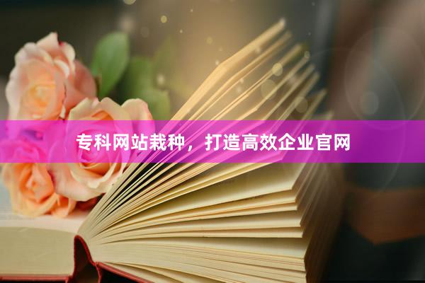 专科网站栽种，打造高效企业官网